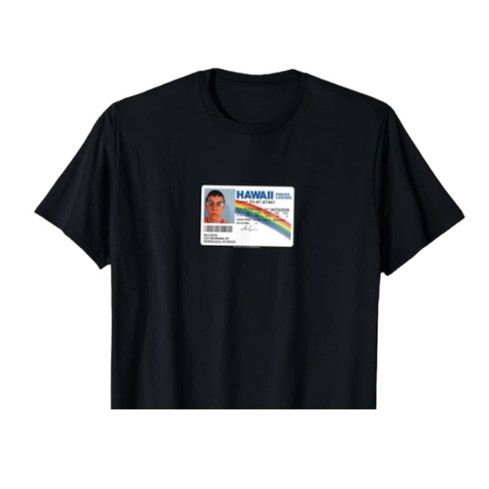 Superbad McLovin Crop Top T-shirt Tee Woman’s Medium Ripple Junction Bla…